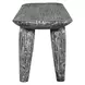 Monterey Distressed White Accent Bench