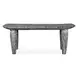 Monterey Distressed White Accent Bench