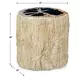 Somerset Brown and Black Free Form Accent Table