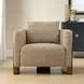 Monterey Warm Amber and Cream Upholstered Accent Chair