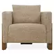 Monterey Warm Amber and Cream Upholstered Accent Chair