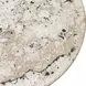 Arlington Limestone and Black Outdoor Round Stone Top Side Table