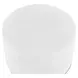 Wessex White and Brushed Brass Round Drink Table