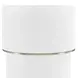 Wessex White and Brushed Brass Round Drink Table