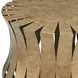 Prescott Aged Gold Round Accent Table