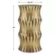 Prescott Aged Gold Round Accent Table