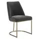 Somerset Charcoal Upholstered Dining Side Chair
