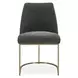 Somerset Charcoal Upholstered Dining Side Chair