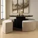 Fairmont Flax Upholstered Dining Bench