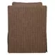 Oakley Teak Brown Upholstered Swivel Accent Chair