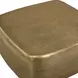 Hamilton Aged Brass Outdoor Square Coffee Table