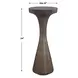Langston Dark Bronze Outdoor Round Drink Table