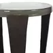 Renaud Dark Bronze Round Glass Top Drink Table