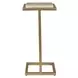 Riverton Antique Gold and Jade Green Rectangular Marble Top Drink Table