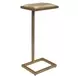 Riverton Antique Gold and Jade Green Rectangular Marble Top Drink Table