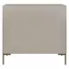 Alden Light Oak and Brushed Brass Rectangular Side Table