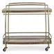 Grafton Antique Brass Bar Cart
