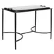 Hamilton Dark Bronze Rectangular Glass Top Accent Table