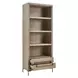Alden Brown and Brushed Brass Etagere