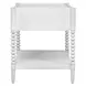 Langston Off White Rectangular Side Table