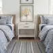 Langston Off White Rectangular Side Table