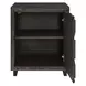 Oakley Dark Charcoal 1 Door Accent Cabinet
