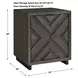 Oakley Dark Charcoal 1 Door Accent Cabinet