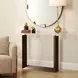 Riverton Bronze Rectangular Acrylic Top Console Table