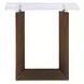 Riverton Bronze Rectangular Acrylic Top Side Table
