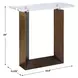 Riverton Bronze Rectangular Acrylic Top Side Table