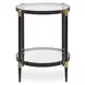Somerset Black and Gold Occasional Table Set