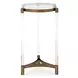 Alden Bronze Round Acrylic Top Accent Table