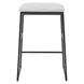 Langston Ecru Upholstered Counter Height Stool