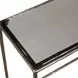 Hamilton Antique Brass Rectangular Glass Top Console Table