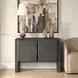 Monterey Black 2 Door Accent Cabinet