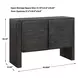 Monterey Black 2 Door Accent Cabinet
