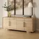 Evanston Natural 4 Door Accent Cabinet