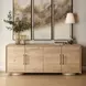 Evanston Natural 4 Door Accent Cabinet
