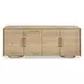 Evanston Natural 4 Door Accent Cabinet
