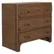 Somerset Natural Brown 3 Drawer Accent Chest