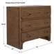 Somerset Natural Brown 3 Drawer Accent Chest
