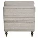 Prescott Beige and Brown Upholstered Slipper Chair