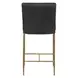 Arlington Charcoal Gray Leather Upholstered Counter Height Stool