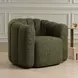 Riverton Moss Upholstered Swivel Accent Chair