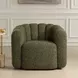 Riverton Moss Upholstered Swivel Accent Chair
