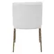 Arlington Textured White Upholstered Dining Chair