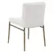 Arlington Textured White Upholstered Dining Chair