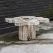 Carlisle Brown Free Form Coffee Table