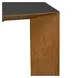 Fairmont Gray and Brown 104" Rectangular Concrete Top Dining Table