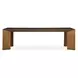 Fairmont Gray and Brown 104" Rectangular Concrete Top Dining Table